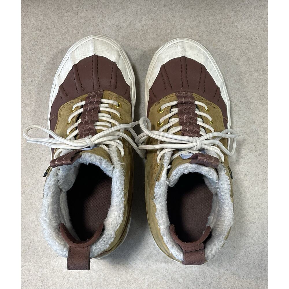VANS Sk8-Hi Del Pato MTE-2 Utility/Duck Boots Men’s 7.5 -Women’s 9 Tan Suede - Picture 4 of 13